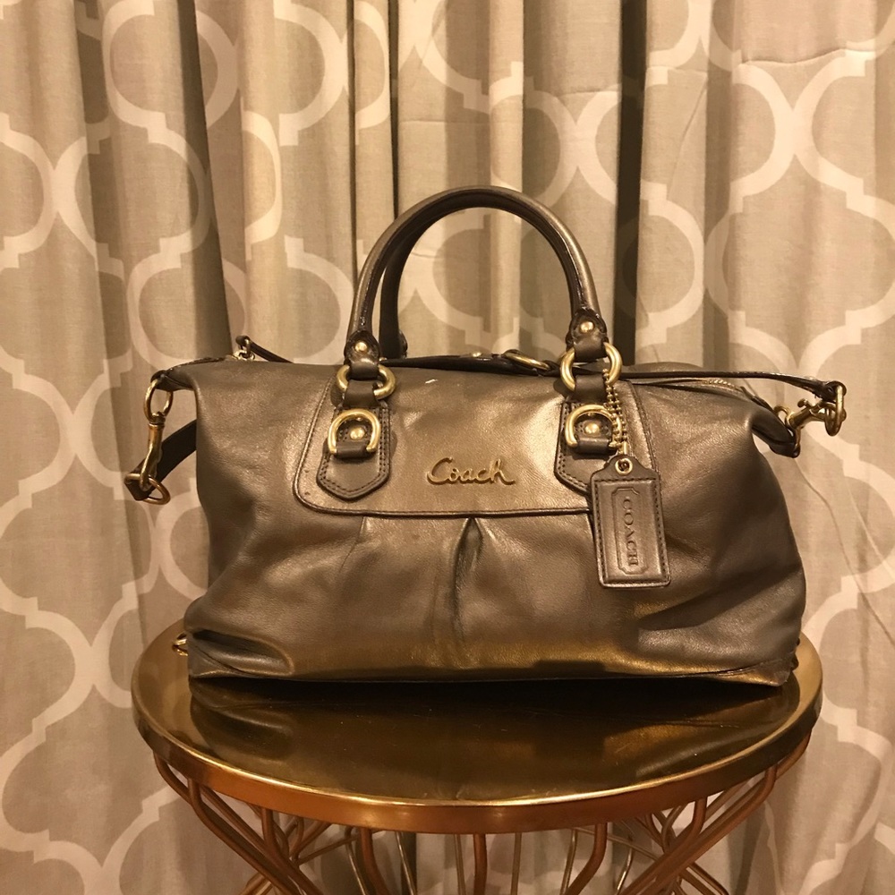Coach Metallic Doctor Bag / Purse